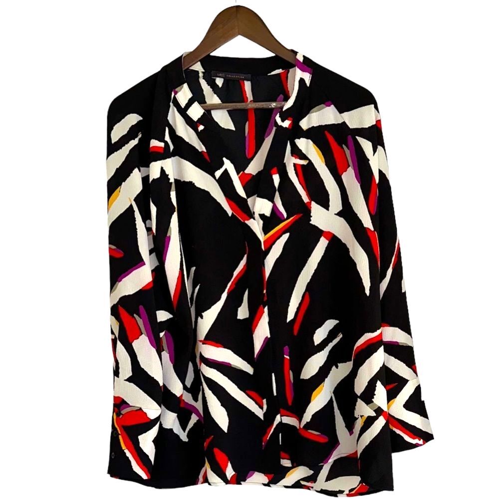 M&S button front blouse women UK 18